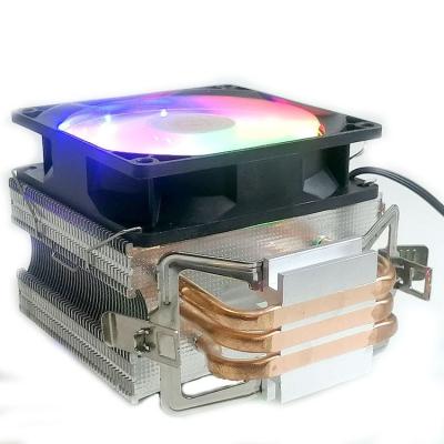 China Aluminum CPU Cooler 90mm Radiator Brushless Computer Micro Computer Fan 12v CPU Cooler for sale