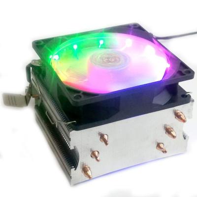 China Silent CPU Light Effect 9cm Computer Case Fan Desktop 90mm Pwm 4 Pin Heatsink Fan for sale