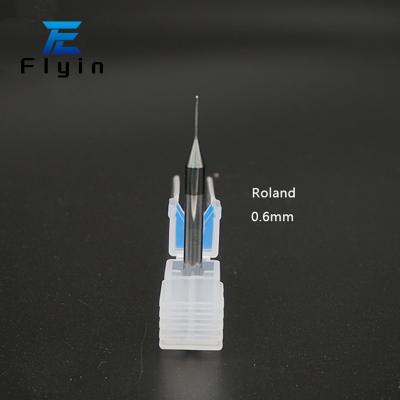 China Silver Roland Dental Milling Burs 500 Tooth Service Life for Zirconia PMMA Wax for sale