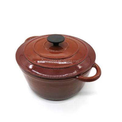 China Viable Cast Iron Oval Pot, Cookware for sale