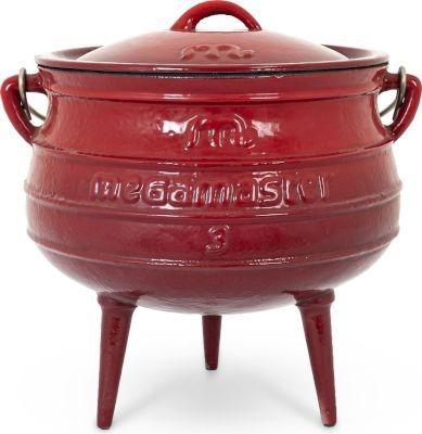 China Sustainable enamel three legged cast iron potjie pots for sale