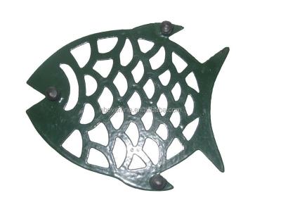 China Viable Fish Shaped Cast Iron Tripod for sale