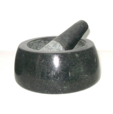 China Viable black mortar and pestle for sale