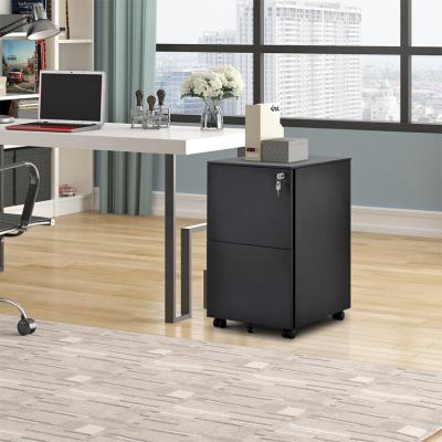 China Environmental Friendly Ready To Ship In US Office Furniture 2 Drawer Mobile Storage File Cabinet for sale