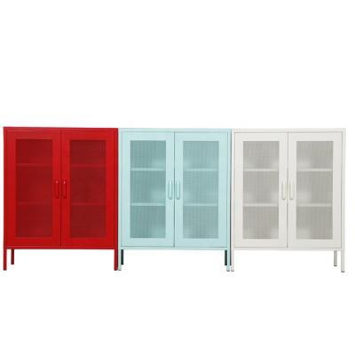 China New Design Home Furniture Office Storage Adjustable Metal Storage Lockable Cabinet (Height) With Feet Stand for sale