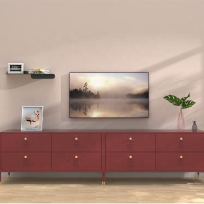 China New Design Adjustable Floor Metal TV Stand Living Room Furniture TV Cabinet (Other) Hot Selling TV Cabinet Stands for sale