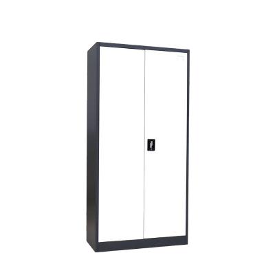 China (Height) Steel Office Furniture Two Door Storage 4 Shelves Adjustable Steel Office Storage Filing Cabinet for sale