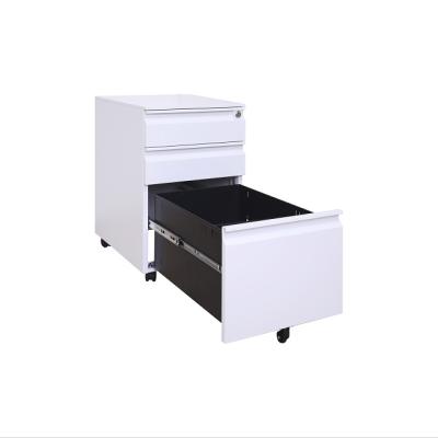 China High Quality Convertible 3 Drawer Mobile Pedestal Steel File Cabinet New Under Table Office Metal Cabinets for sale