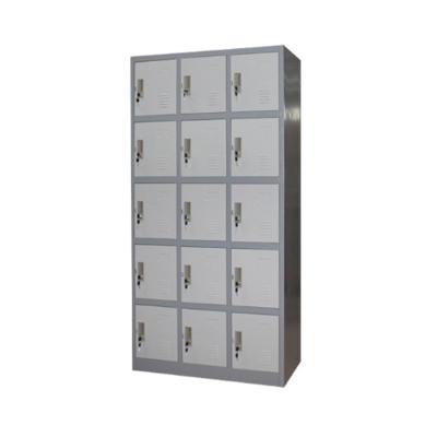 China 15 Door Steel Storage Locker Metal Convertible Iron Closet Doors for sale