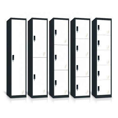 China Amazon Gym School Storage Wardrobe Cheap Home Steel Cabinet Locker Single Door Clothes Staff Metal Metal Locker for sale