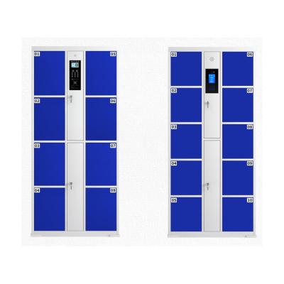 China Smart Supermarket Supermarket Locker With Face Recognition Smart Storage Locker Luggage Parcel Delivery Locker for sale