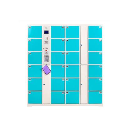 China Supermarket Fingerprint Storage Lockers Lockers Smart Delivery Locker Parcel for sale