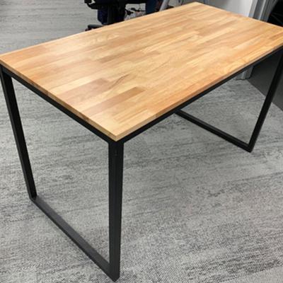 China Modern Cheap Price Adjustable High Quality Melamine Office Furniture Staff Computer Desk Table (Height) For Office for sale