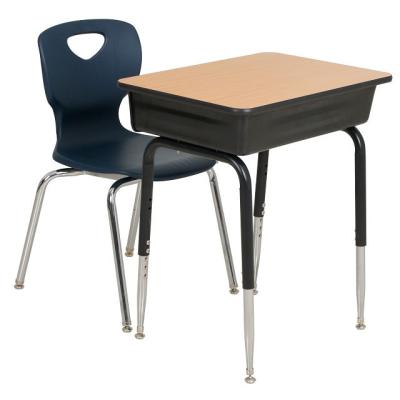 China Modern School Furniture Manufacturer Supply Classroom Adults Table And Reading Chairs for sale