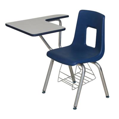 China Modern Universal Lecture Hall Chair Student Training Chair Folding Plastic Chair With Writing Board for sale