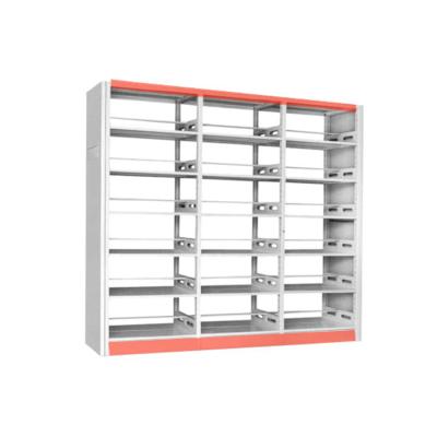 China Traditional 6 Layer School Library Furniture Dividers Bookstore Shelves for sale