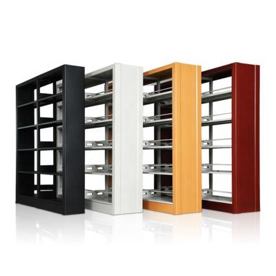 China 2021 Modern Large Capacity Folder Rack Bookcase Reading Room Colorful Steel Bookshelf (Wind Others) 2021 Single Adjustable for sale