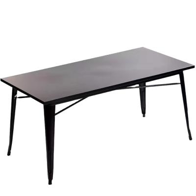 China Easy for installation simple metal household dining table for sale