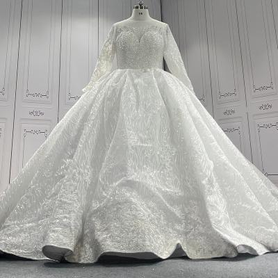 China Dry Cleaning Chinese Classic Wedding Dress Bride China Luxury Lace Gown Plus Size Sleeve Bridal Gowns Wholesale for sale