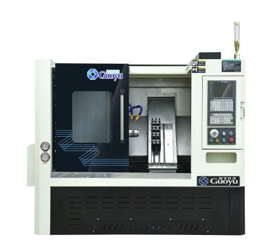 China Building Material Shops Equipment GY-3230 Automatic High Precision Machine United 45 Degree Gauge Cutter Slant Bed Slant Bed CNC Lathe for sale