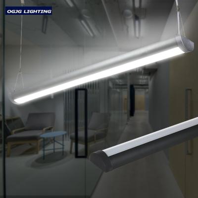 China Up & down lighting 4ft led light desk hanging down lighting led linear aluminum housing 1200mm dimmable linear pendant light for sale