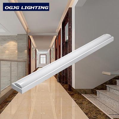 China Waterproof T8 Housing T8 Office OGJG Batten Light Tube Waterproof Bathroom Shop Linear Light Fixture for sale