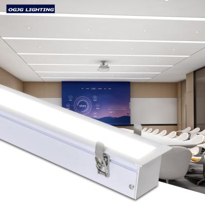 China High Quality Linkable Led Linear Recessed Office 20W 40W 60W Ceiling Tube Light for sale