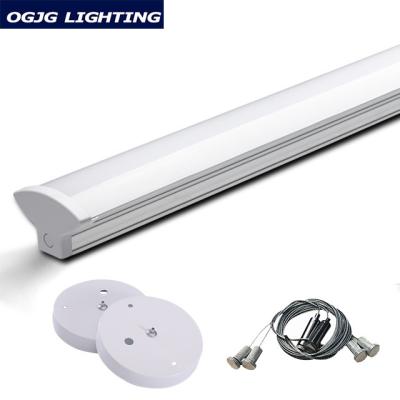 China Office/Warehouse/Supermarket/School/Hospital/Shop 4ft Linkable Indoor 40W LED Light Suspended Linear LED Light Batten Lights for sale