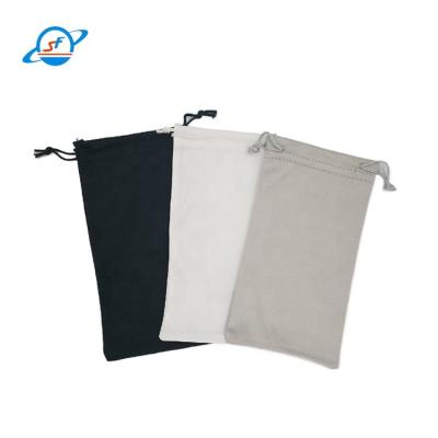 China Customizable Soft Microfiber Lens Pouch Microfiber Eyeglass Bag for sale