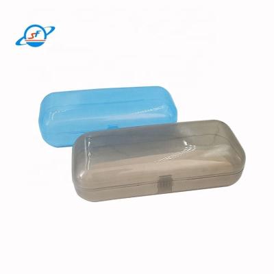 China Multi Colored  Transparent Eyeglass Case PVC Glasses Case Stylish for sale