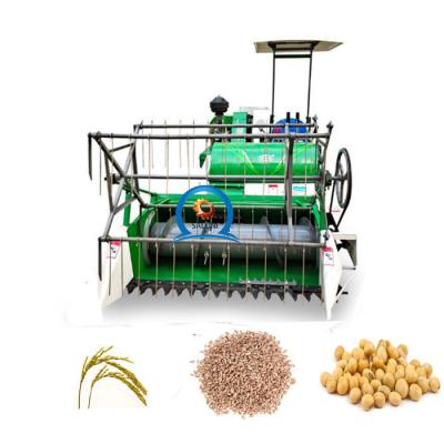 China Hot Sale Agricultural Equipment Rice Walk Behind Combine Harvester Mini Rice Combine Harvester For Paddy for sale