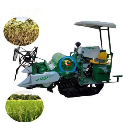 China Hot Selling Crawler Type Rice Small Wheat Soybean Harvesters Combine Mini Harvester Silage Harvester for sale