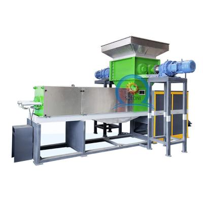 China Crusher skin dehydration screw press/hotel food waste potato/vegetable scrap dehydrator for sale