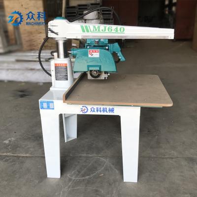 China Horizontal Arm Radial Saw Saw Machine Woodworking MJ640 Radial Arm Saw Machine for sale