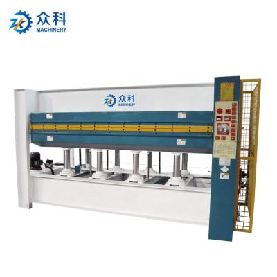 China Panel Furniture 120T 3 Layers Laminating Hydraulic Hot Press Machine For Woodworking Furniture Doors for sale