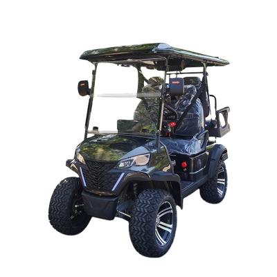 China Professional custom golf cart 6 seats electric golf off-road sightseeing car 100/90-10 for sale