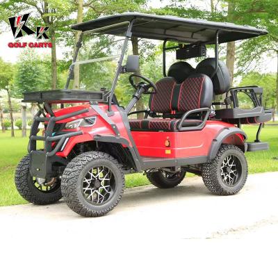 China 2-6 seats electric golf cart Factory price 14-inch off-road tires 60v5KW carts support custom and OEM 14 for sale