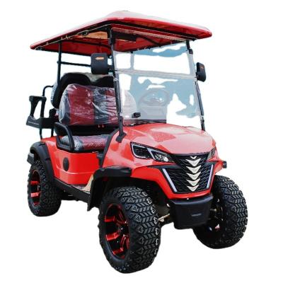 China 2023 New golf cart Club beach car electric golf cart 23*10-14 vacuum tires/aluminum wheels for sale