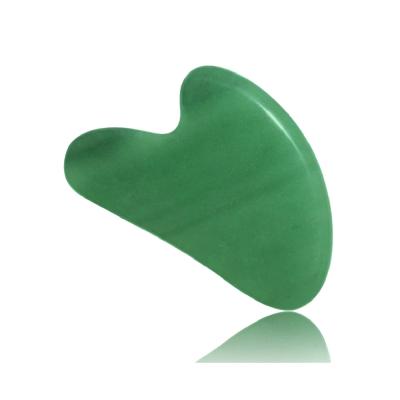 China Body GEK Wholesale 100% Natural Jade Gua Sha 2022 Green Nephrite Gua Sha EMS Gua Sha for sale