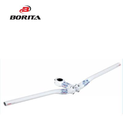 China Aluminum BMX Blue And White Porcelain Painted Bicycle Handlebar for sale