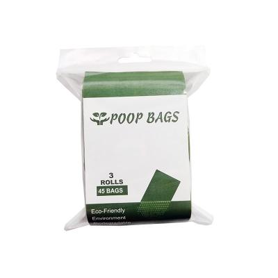 China Custom Heavy Duty Compostable Stored Organic Cornstarch Pet Waste Bag For Dog Poop Biodegradable Bag for sale