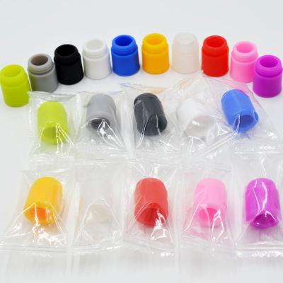 China Silicone Factory 810 Silicone Drip Tip For TFV8 TFV12 Disposable Colorful Rubber Mouthpiece Tip for sale