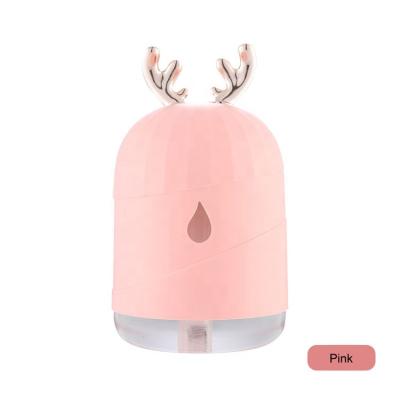 China ABS 220Ml Beautiful Profession Deer Humidifier Air Diffuser USB Desktop Mist Humidifier for sale