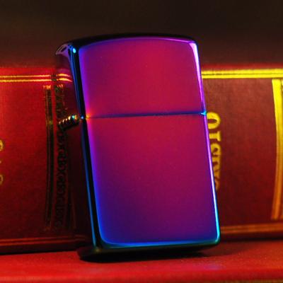 China Gas Lighter Refill Metal Fuel Lighter Color Ice Light Panel Kerosene Lighters Windproof Classic Cigarette for sale