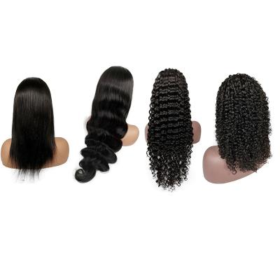 China Body Wave Brazilian Human Hair HD Transparent Swiss Full Lace Wig With Baby Hair 100% Virgin Hair Full Lace Wig For Black Women for sale