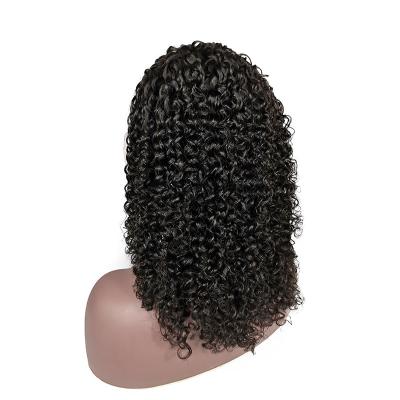 China Jerry Curl Glueless Jerry Curl 360 Lace Frontal Wigs Jerry Curl Human Hair Wigs For Women Colored Hair Lace Front Wigs With Bangs for sale