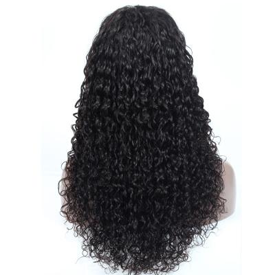 China Pre Plucked Brazilian Remy Hair 4*4 Density Color Water Wave Lace Closure Wig 150% Density Human Hair Lace Closure Wig Pre Plucked for sale