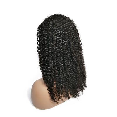 China Brazilian Curly Lace Front Wigs For Black Women Closure Front Wig Kinky Curly 4*4 Lace Front Wig Glueless Curly Hair Swiss Lace Material for sale