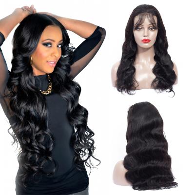 China Keyu 4*4 Body Wave Closure Wig Pre Plucked With Baby Hair Brazilian Virgin Cuticle Aligned Hair Wigs For Black Women for sale