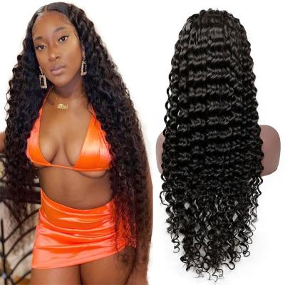 China Unprocessed Barely Soft Smooth Thick Shedding Deep Wave Hair Bundle With Closure Brazilian Virgin Mink Hair In China for sale